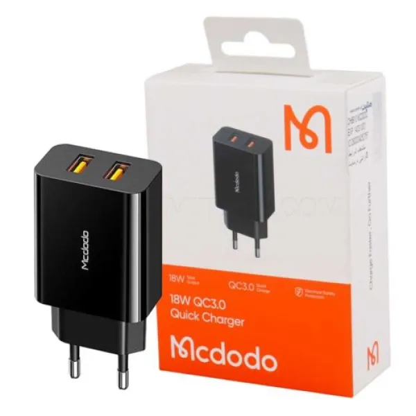 شارژر دیواری مک دودو مدل Mcdodo 18W CH8910 - قیمت 650,000 تومان   - امتیاز 5.0 