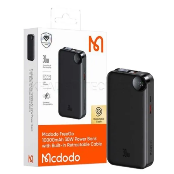 پاوربانک مکدودو مدل Mcdodo MC-3870 10000mAh - قیمت 2,300,000 تومان   - امتیاز 5.0 