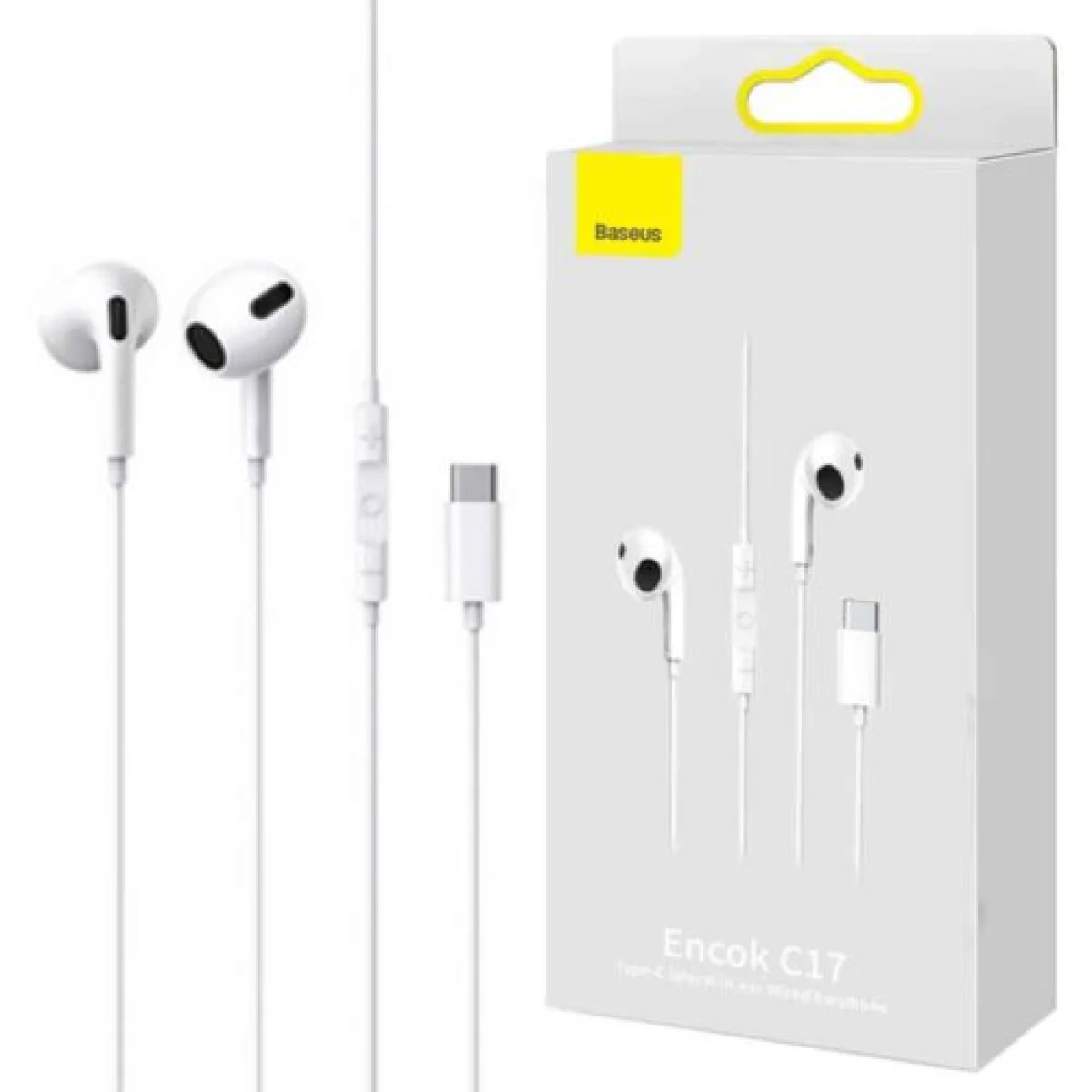 هندزفری تایپ سی بیسوس مدل BASEUS NGCR010002 C17 TYPE-C