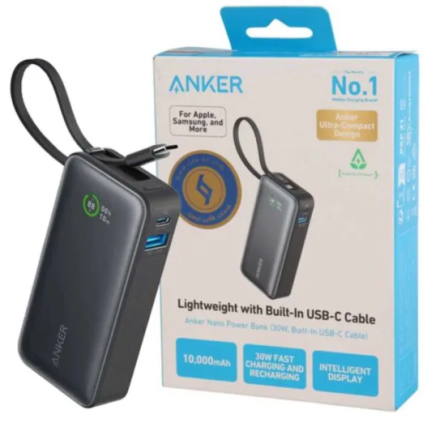 پاوربانک انکر مدل ANKER A1259H11 10000mAh 30W - قیمت 2,600,000 تومان   - امتیاز 5.0 