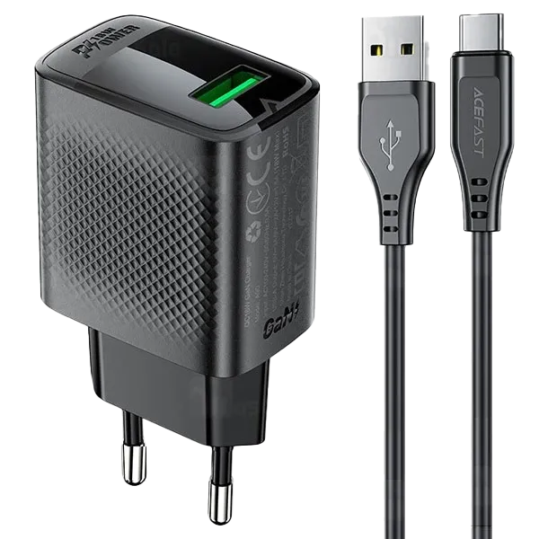 شارژر ایس فست ACEFAST A90 QC18W Fast Charger - قیمت 780,000 تومان   - امتیاز 5.0 