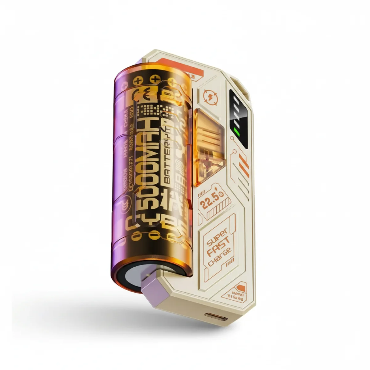 پاوربانک کلومن مدل KP2 ظرفیت 10000 میلی‌آمپر ساعت با شارژ سریع 22.5 وات