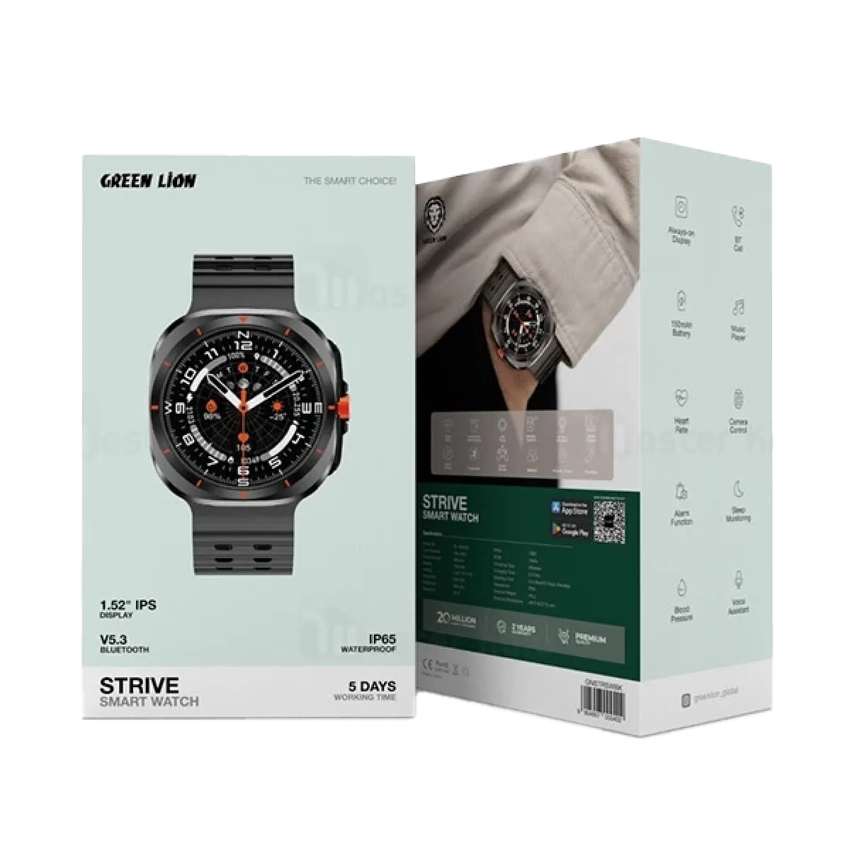 بسته بندی ساعتGreen Lion Strive GNSTRSWBK