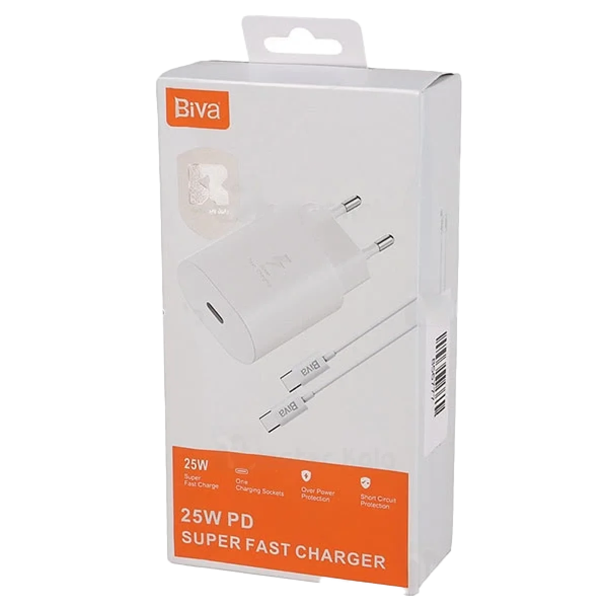 شارژر دیواری بیوا Biva HC-14 با درگاه Type-C توان 25 وات-1