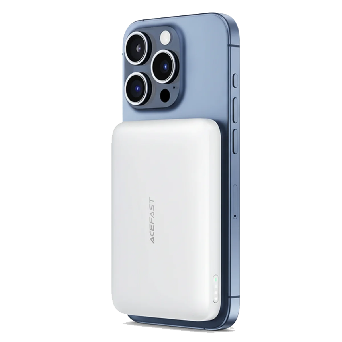 پاوربانک مگ‌سیف ACEFAST M25 ظرفیت 5000 میلی‌آمپر ساعت با شارژ بی‌سیم مغناطیسی