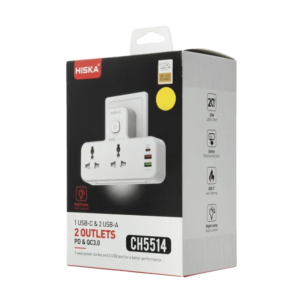 چندراهی برق هیسکا مدل CH5514 - قیمت 1,099,000 تومان   - امتیاز 5.0 